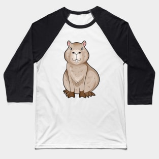 Kawaii Capybara Baseball T-Shirt